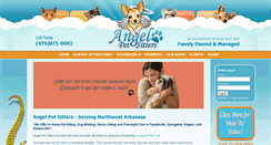 Desktop Screenshot of angelpetsitters.com