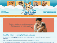 Tablet Screenshot of angelpetsitters.com